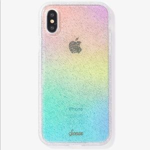 NWT Sonix iPhone X Glitter Rainbow Case